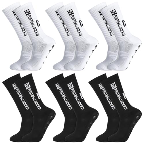 Apricitie 6 Paare Fußball Socken Männer,...