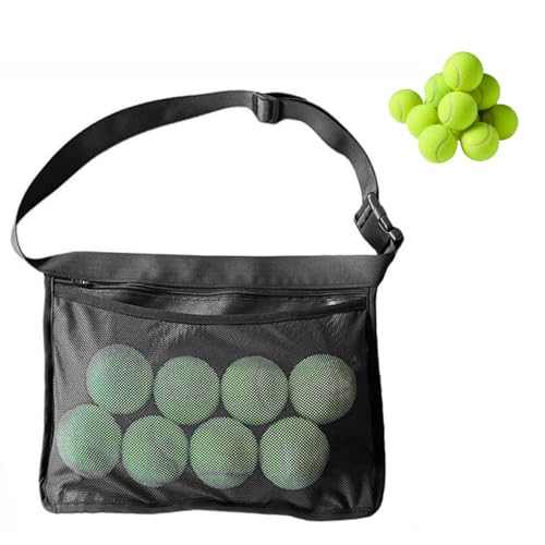 HERCHR Tennisballhalter, Pickleball-Korb,...