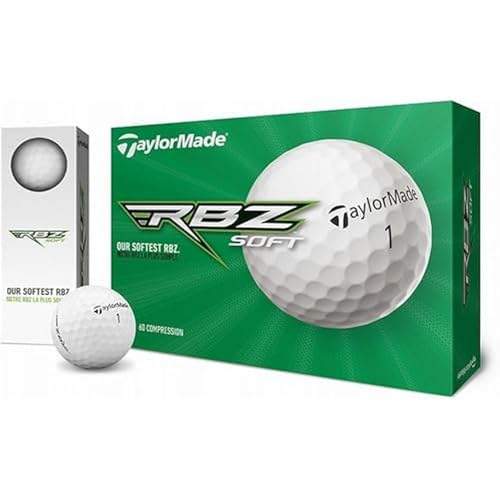 TaylorMade RBZ Soft Dozen Golfbälle, weiß,...