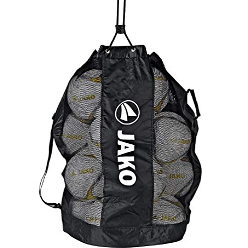 JAKO Unisex Ballsack für 20 Bälle, Schwarz,...