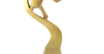 Fussballpokal BLAIN gold mit Gravur