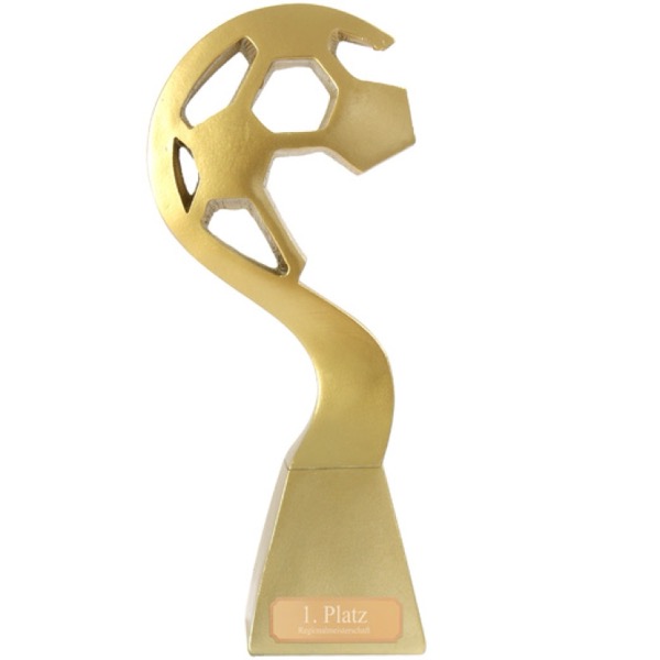 Fussballpokal BLAIN gold mit Gravur